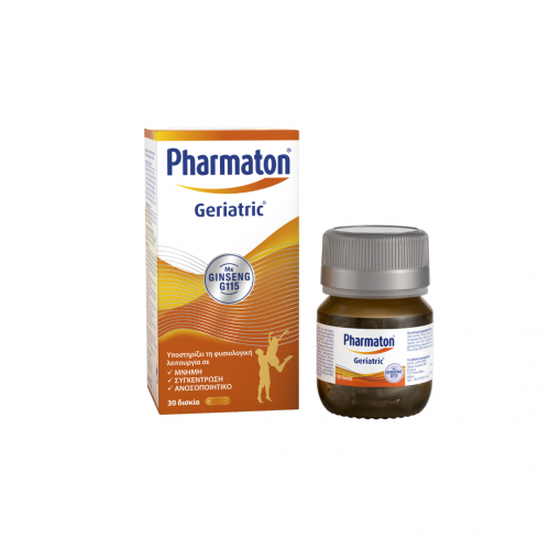 Pharmaton Geriatric Πολυβιταμίνη με Ginseng G115 30 Δισκία